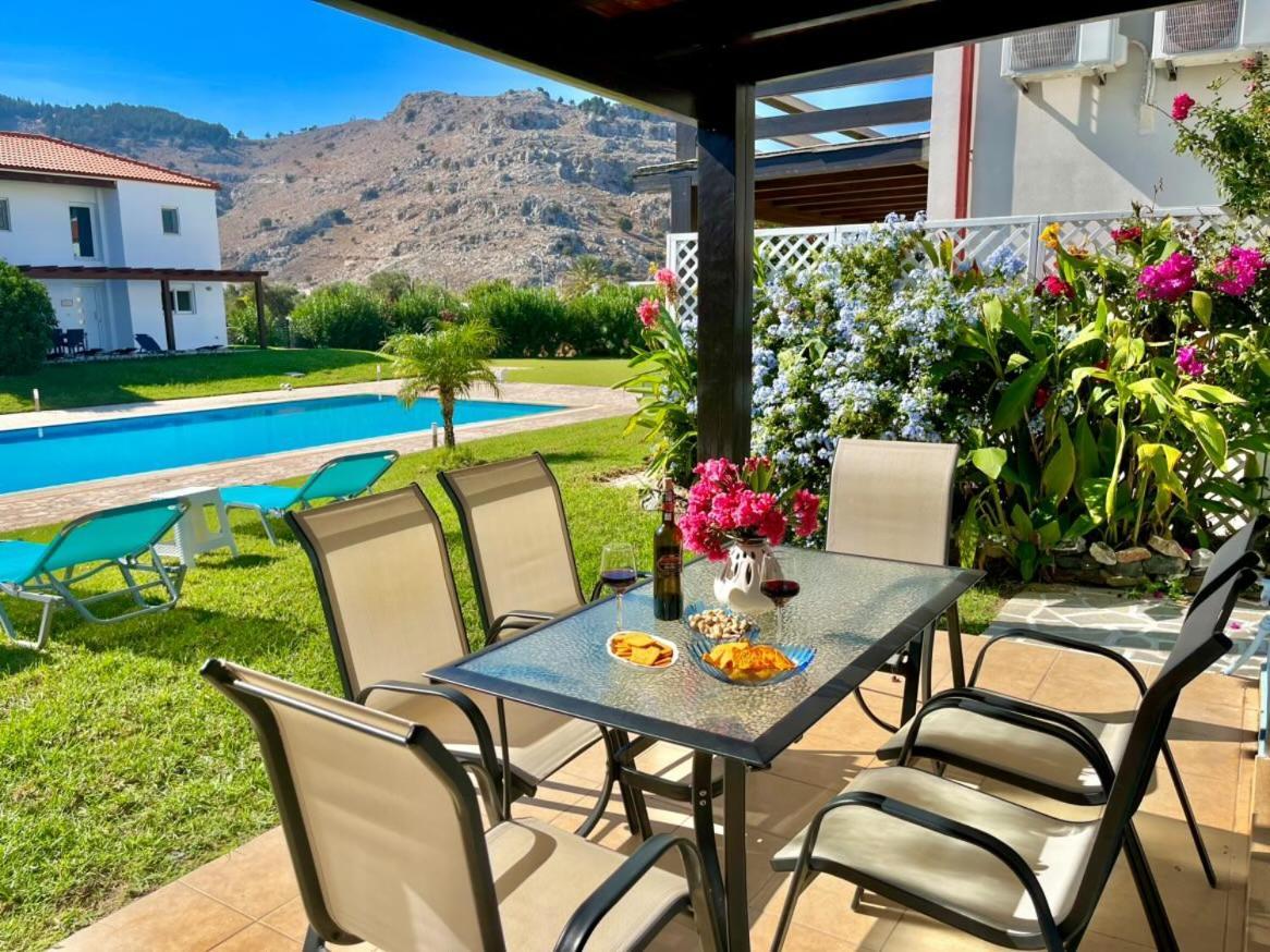 Posidonia Luxury Villas Kolympia Kolymbia Exteriör bild