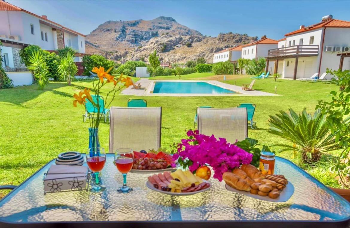 Posidonia Luxury Villas Kolympia Kolymbia Exteriör bild